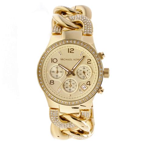 michael kors damenuhr gold mit steinen|michael kors gold watches.